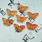 Butterfly Glass Beads 15x10mm Colored Transparent 25pcs 11