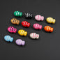 Painted Fish Acrylic Beads 22mm Colorful Cute 20pcs 3