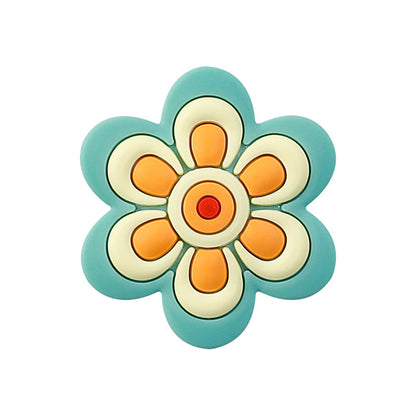 Silicone Focal Beads Flower Children Smiling Face Positive Energy 20pcs 5