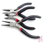 Mini Steel Jewelry Pliers 125mm Precision Rubber Grip 1pc 2