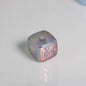 Cross Pattern Acrylic Square Beads 13x15mm Translucent Pastel 20pcs 9