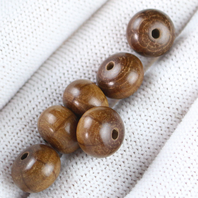 Wood Rondelle Spacer Beads 8x11mm Polished Abelia Wood 100pcs 4