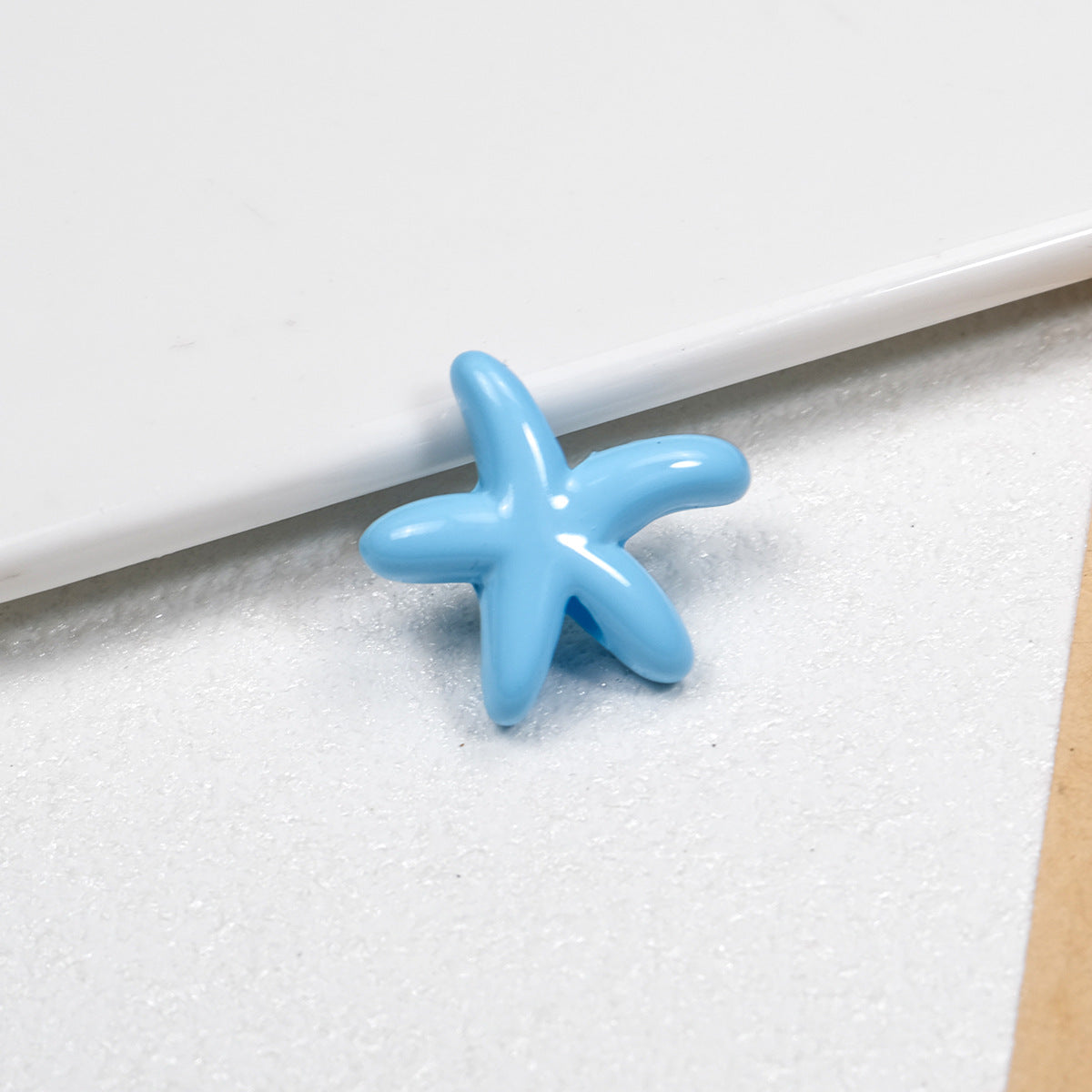 Irregular Starfish Acrylic Beads 21mm Glossy Mixed Colors 50pcs 10