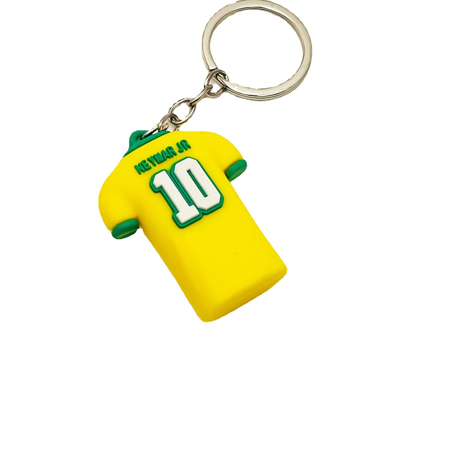 PVC Football Jersey Keychain Vibrant Sports Team Colors 5