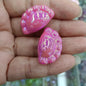 Glow Plated Dumpling Acrylic Beads 18-29mm Mixed Colors 100pcs 11