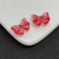 Transparent Bow Glass Beads 14mm Clear Mix 100pcs 8