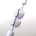 Embellished Bubblegum Beads 16mm Butterfly Embedded Rhinestone 10pcs 6