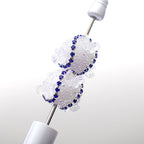 Embellished Bubblegum Beads 16mm Butterfly Embedded Rhinestone 10pcs 6