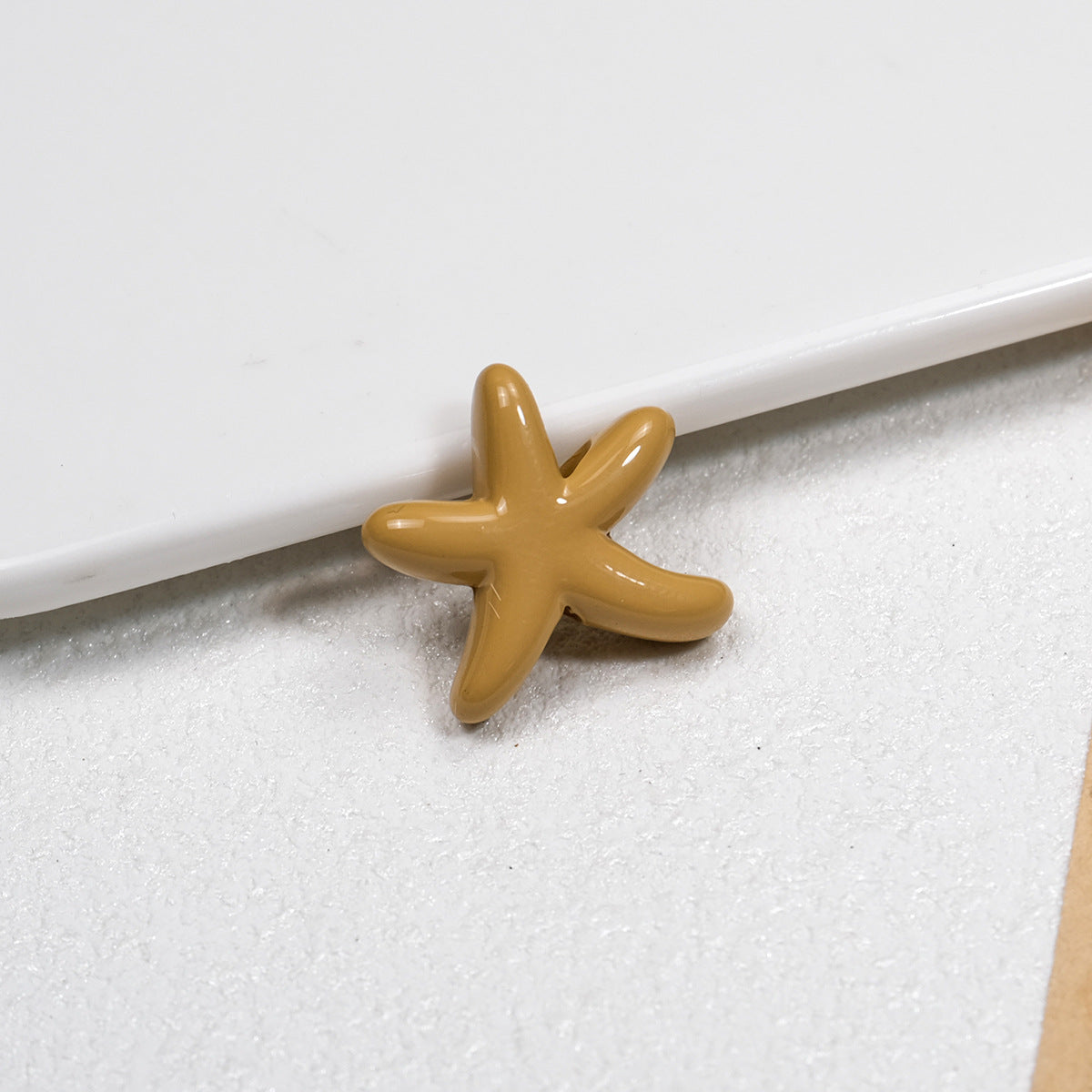 Irregular Starfish Acrylic Beads 21mm Glossy Mixed Colors 50pcs 7