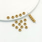 Alloy Spacer Beads 6mm Colorful Baking Painted 50pcs 18