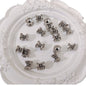 Alloy Lotus Pedestal Bead Caps 6mm 8mm Double-Sided 100pcs 5