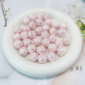 Glow Fig Acrylic Beads 16mm Cream Color Pastel Iridescent 10pcs 6