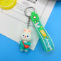 Silicone Rabbit Keychain Cute Pastel Bunny Charm Accessory 7