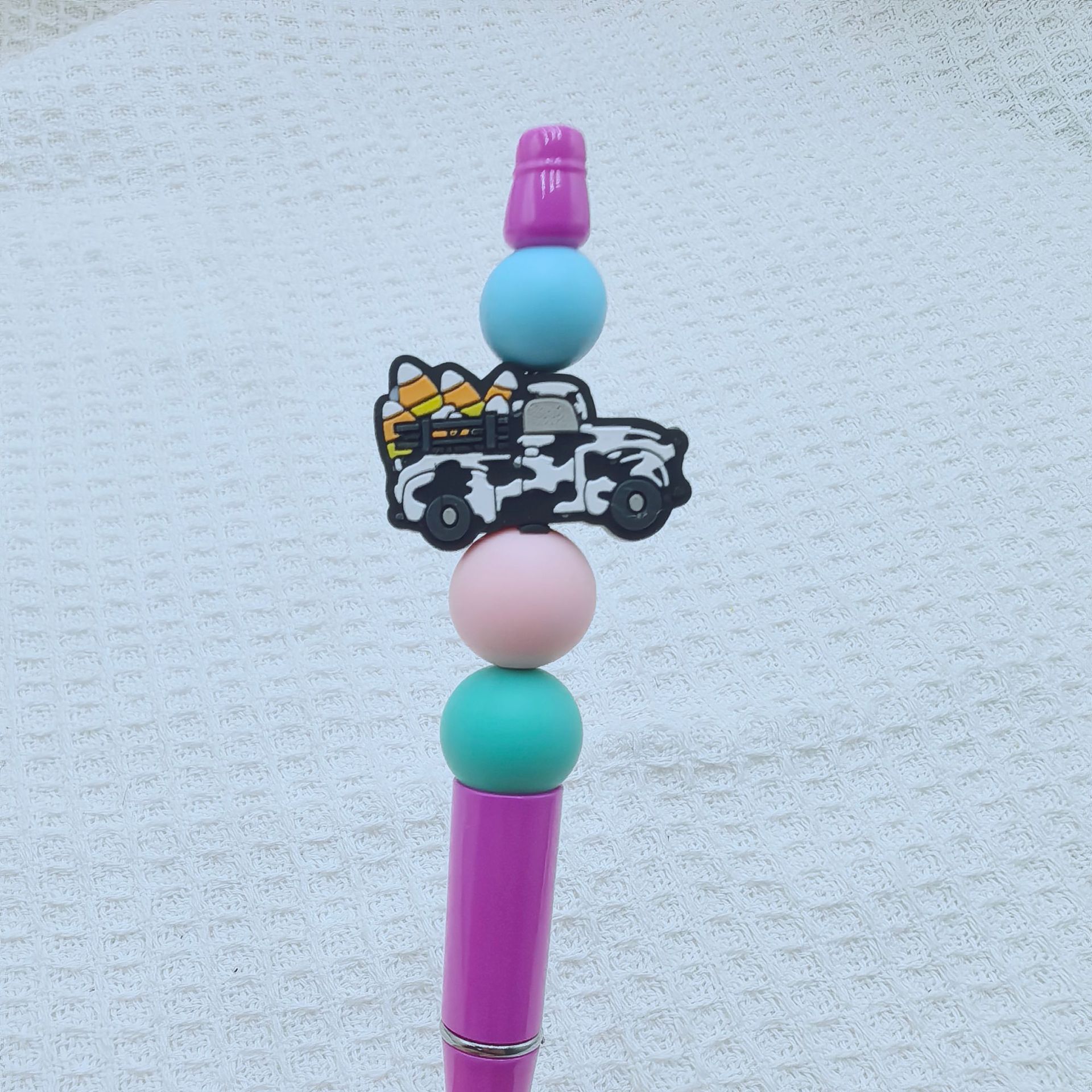 Silicone Focal Beads Halloween Car Series 20pcs 9
