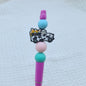 Silicone Focal Beads Halloween Car Series 20pcs 9