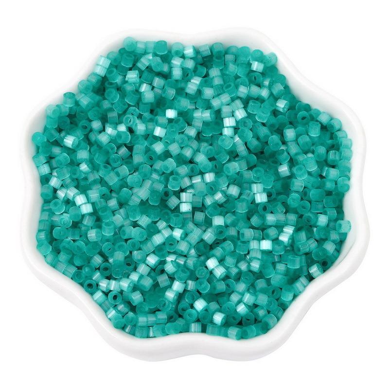 Antique Cat Eye Rice Seed Glass Beads 2.5mm Translucent Glow 740pcs 20