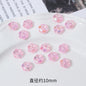 Transparent Faceted Plum Acrylic Beads 10mm Colorful Assorted 50pcs 7