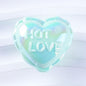 UV Plating Balloon Shaped Heart Star Acrylic Beads 25mm Glossy Pastel 50pcs 9