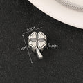 European Style Metal Beads Silver Tone Large Hole 50pcs 4