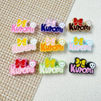 Signboard Metal Beads Painted Sanrio Series Colorful 10pcs 35