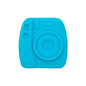Silicone Focal Beads Camera Solid Color Embossed 20pcs 10