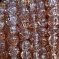 Crackle Glass Beads Round 8mm Dual Color Explosion 10 Strands 25