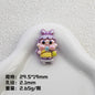 Plating Pop Resin Beads 30mm Crybaby Brushing Teeth Character 10pcs 8