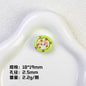 Plating Pochacco Egg Tart Resin Beads 19mm Glossy Pastel Colors 10pcs 9