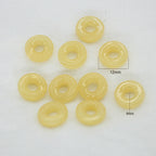 Glass Round Spacer Beads 12mm Imitated Jade 100pcs 8