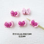 Bow Metal Beads 14mm 16mm Baking Painted Two-Color Alloy 10pcs 15