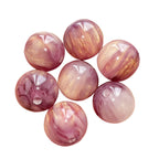 Fluid Gilded Gradient Resin Beads 16mm Two-Color Blooming 20pcs 2