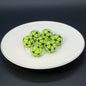 Football Patterned Rhinestone Bubblegum Beads 16mm 20mm 25pcs 10