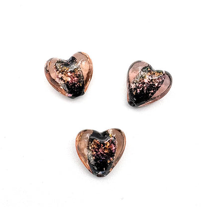 Lampwork Glass Beads Star Pattern Geometric Shapes Celestial 10pcs 7