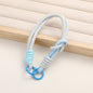 Patterned Macrame Dual Ring Phone Charm Polyester 33cm 2pcs 17