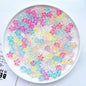 Transparent Star Acrylic Beads 11mm Chunky Pastel Mixed Colors 60pcs 2