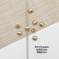 Bear and Honeypot Metal Beads 13mm Hand-Painted Colorful 10pcs 23