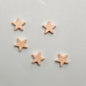 Star Metal Beads 10mm Smooth Painted Pastel Colors 20pcs 8