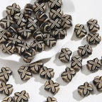 Vintage Imitation Jade Acrylic Beads Opaque Smooth Green 30pcs 3