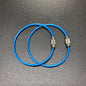 PVC Coated Wire Key Rings Colorful Durable 15cm 20pcs 10