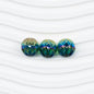 Transparent Flat Fireworks Acrylic Beads 15mm Sparkling Mixed 20pcs 16