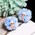 Embellished Bubblegum Beads 20mm Labub Rose Cluster Polymer Clay 5pcs 6