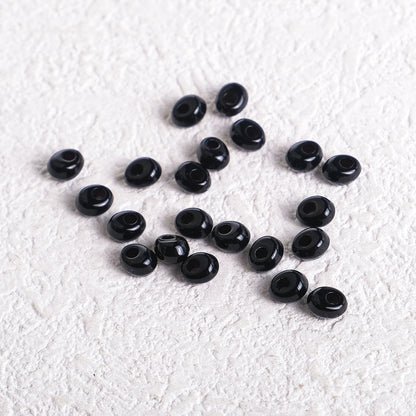 Acrylic Water Drop Spacer Beads 5mm Solid Color 162pcs 11