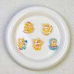 Plating Cute Corgi Resin Beads Glossy Honey Tone 10pcs 2