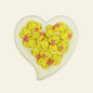 Silicone Focal Beads Pentagram Heart With Tiny Star 20pcs 9