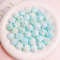 Glow Twisted Acrylic Beads 16mm Pastel Plating 20pcs 11