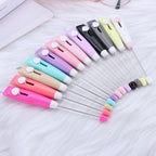Beadable Retractable Parcel Opening Knife Slim Pastel Colors 4