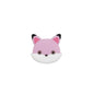 Silicone Focal Beads Animal Baby Fox Rounded Head Smiling Face 20pcs 5