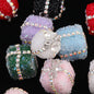 Square Rhinestone Beads 18mm 19mm Imitation Granulated Sugar Gift Box 2pcs 13