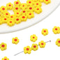Millefiori Plum Flower Glass Beads 6mm Colorful Mixed 20pcs 10