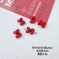 Bear and Double Heart Metal Beads 13mm Baking Painted Alloy 10pcs 14